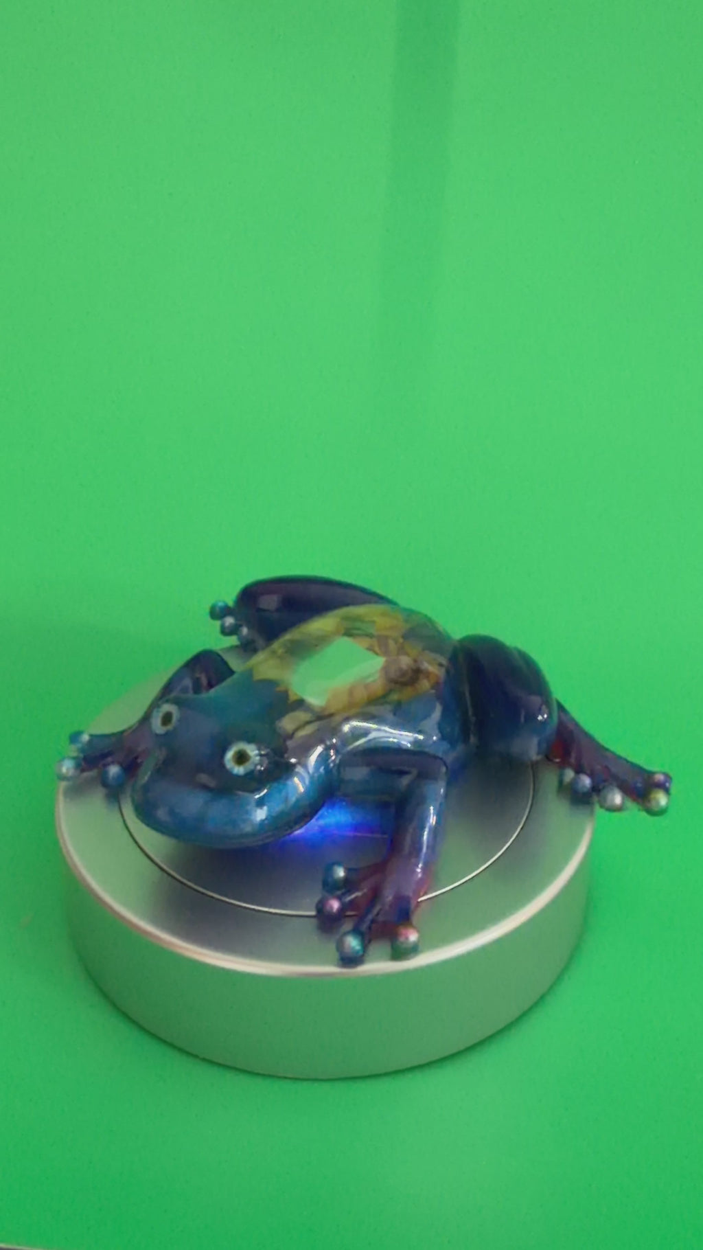Ocean Dream Resin Frog Sculpture